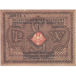 Naczelny Komitet Narodowy na Skarb Wojenny Legionów Polskich - 1 korona 