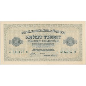 500.000 mkp 1923 - O - numeracja 6-cyfrowa 