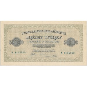 500.000 mkp 1923 - A - numeracja 7-cyfrowa