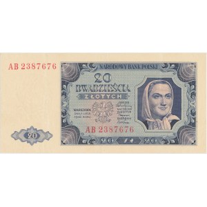 20 złotych 1948 - AB