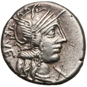 Roman Republic, Q. Minucius Rufus Denarius (122 BC)