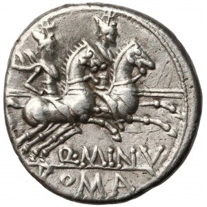 Q. Minucius Rufus (122 r pne), Denar