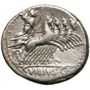 Roman Republic, C. Vibivs C. F. Pansa Denarius (90 BC)