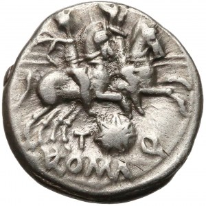 Roman Republic, T. Quinctius Flaminius Denarius (126 BC)