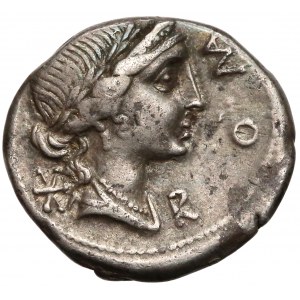 Roman Republic, Mn. Aemilius M. f. Lepidus Denarius (114-113 BC)