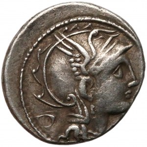 T. Mallius Mancinus, Ap. Claudius Pulcher i Q. Urbinius (111-110 r pne), Denar
