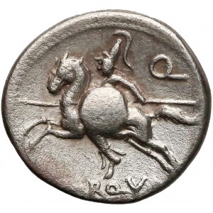 Roman Republic, L. Manlius Torqvatus Denarius (113-112 BC)