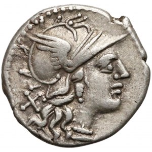 Roman Republic, P. Aelius Paetus Denarius (138 BC)