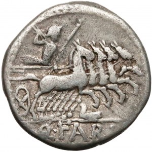 Roman Republic, Q. Fabius Labeo Denarius (124 BC)