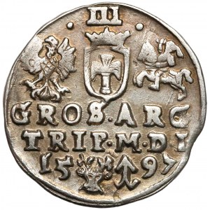 Zygmunt III Waza, Trojak Wilno 1597