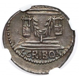 Roman Republic, L. Scribonius Libo Denarius (62 BC)