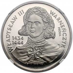 Próba NIKIEL 200.000 złotych 1992 Władysław III Warneńczyk popiersie