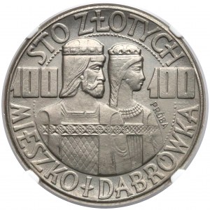 Próba NIKIEL 100 złotych 1960 Mieszko... półpostacie