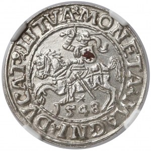 Zygmunt II August, Półgrosz Wilno 1548