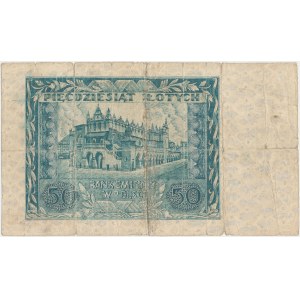 Falsyfikat z epoki 50 złotych 1940