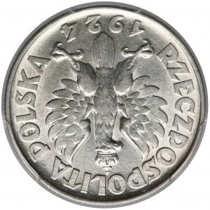 Kobieta i kłosy 2 złote 1924 - odwrotka - PCGS AU