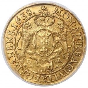 Jan II Kazimierz, Dukat Gdańsk 1658 DL