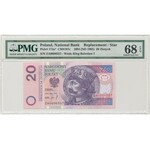 20 złotych 1994 - ZA - seria zastępcza - PMG 68 EPQ