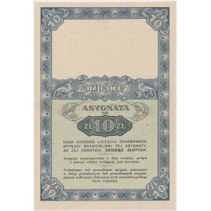 Asygnata Ministerstwa Skarbu (1939) - 10 złotych