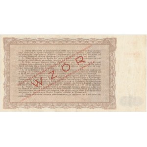 Bilet Skarbowy WZÓR Emisja II - 50.000 złotych 1946