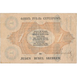 Królestwo Polskie, 1 rubel srebrem 1866 - PIĘKNY i RZADKI