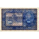 100 mkp 08.1919 - I SERJA D (Mił.27a) - PMG 66 EPQ