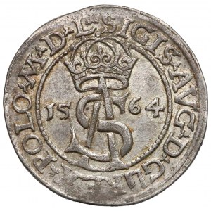 Zygmunt II August, Trojak Wilno 1564 - ładny