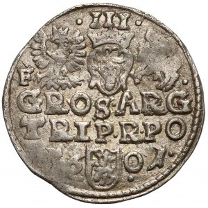 Zygmunt III Waza, Trojak Wschowa 1601 - F przy Orle