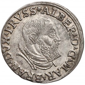 Albrecht Hohenzollern, Trojak Królewiec 1535 - ładny