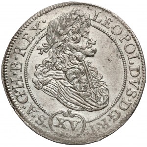 Leopold I, Wrocław, 15 krajcarów 1694 MMW