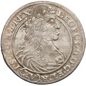 Leopold I, Wrocław, 15 krajcarów 1663 GH