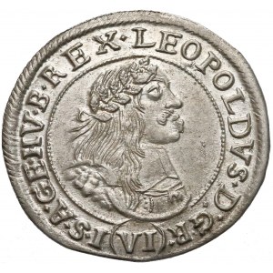 Węgry, Leopold I, 6 krajcarów 1669