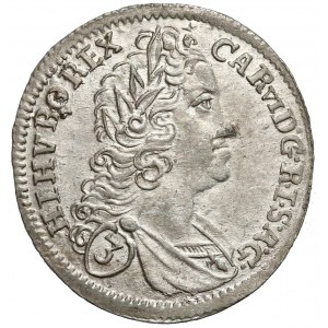 Czechy, Karol VI, 3 krajcary Praga 1725