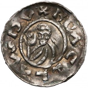 Czechy, Brzetysław I (1035-1055), Denar Praga, po 1050 r.