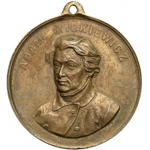 1890r. Medal na sprowadzenie zwłok Mickiewicza, Kraków