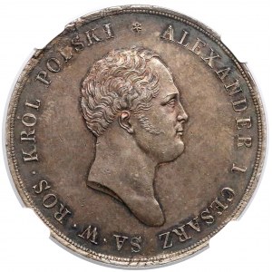 10 złotych polskich 1822 I.B. - PIĘKNE - NGC MS62