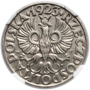 50 groszy 1923 - NGC MS62