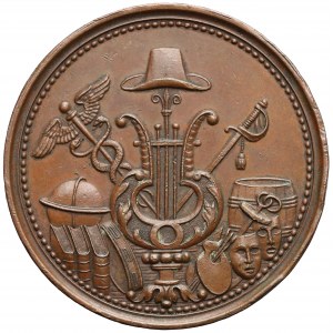 Latvia, Medal 100th Anniversary of Musse in Riga 1787-1887