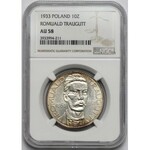 Traugutt 10 złotych 1933 - NGC AU58