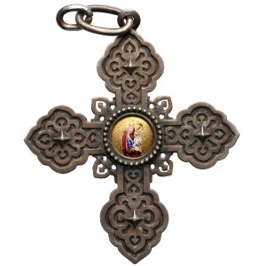 1900 r. Krzyż nagrodowy dla kobiet Carskiego Towarzystwa Filantropijnego 