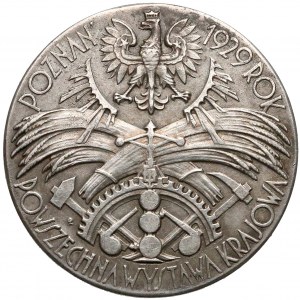 1929r. Medal SREBRO Powszechna Wystawa Krajowa Poznań 1929 - RZADKI