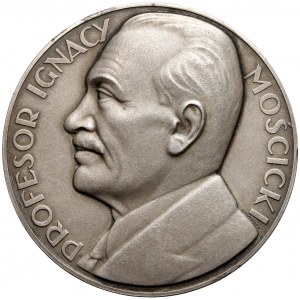 1937r. Medal SREBRO Ignacy Mościcki / Na pamiątkę złotych godów