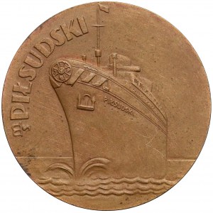 1935r. Medal Pierwsza Podróż Statku M/S PIŁSUDSKI