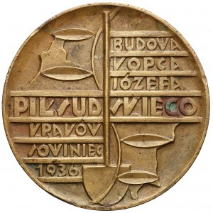 1936r. Medal Budowa kopca J. Piłsudskiego, Kraków