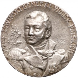 1916r. Medal, SREBRO, Józef Sowiński - rzadki