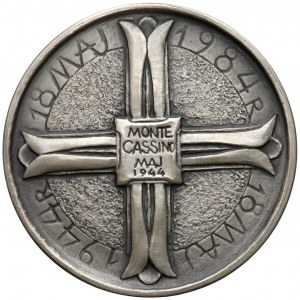 1984r. Medal SREBRO Monte Cassino