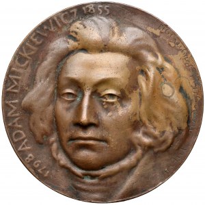 1913r. Medal Adam Mickiewicz 1855 (Madeyski)