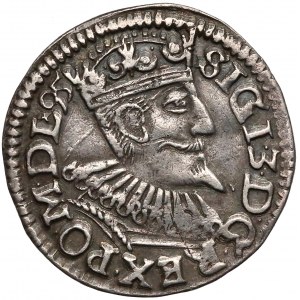 Zygmunt III Waza, Trojak Wschowa 1595 - korona z trójlistkiem