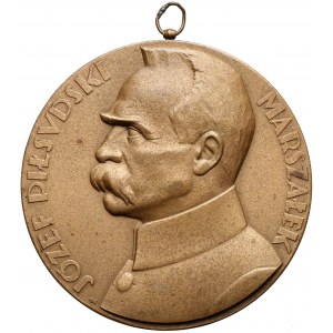 1930r. Medal Marszałek Józef Piłsudski - Geniuszem Wodza...
