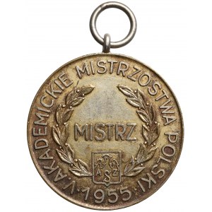 Medal nagrodowy AZS - V Akademickie Mistrzostwa Polski 1955
